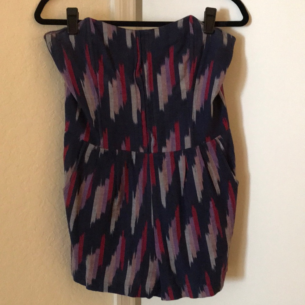 Urban Outfitters strapless romper with pockets